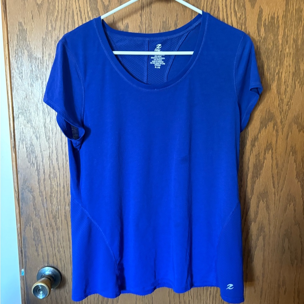 Energy Zone Royal Blue Short Sleeve Top